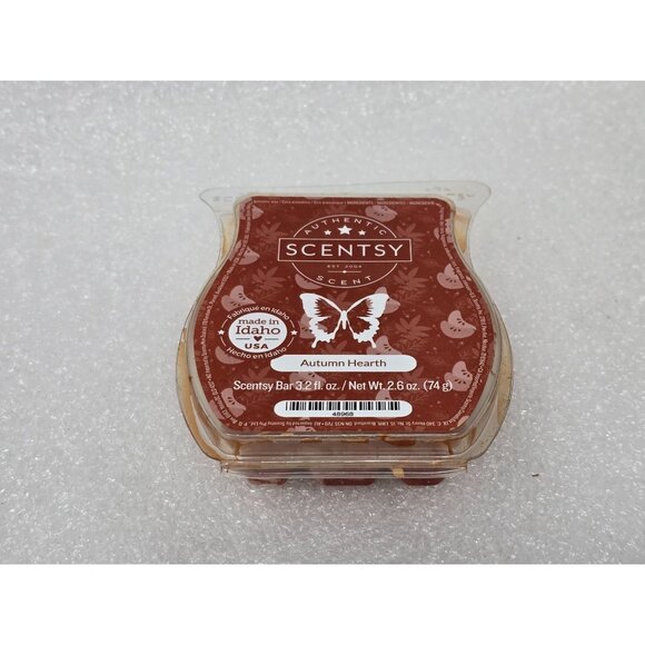 Scentsy Wax Bar Autumn Hearth 2.6 Oz Authentic Scented Wax Melts Made In USA - Picture 1 of 2